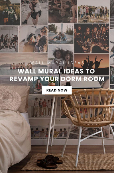 Wall Mural Ideas to Revamp Your Dorm Room