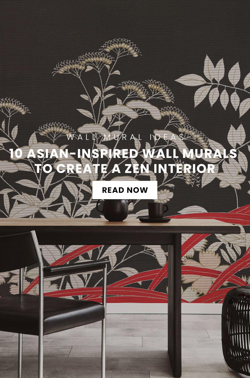 10 Asian wall murals to create a zen interior