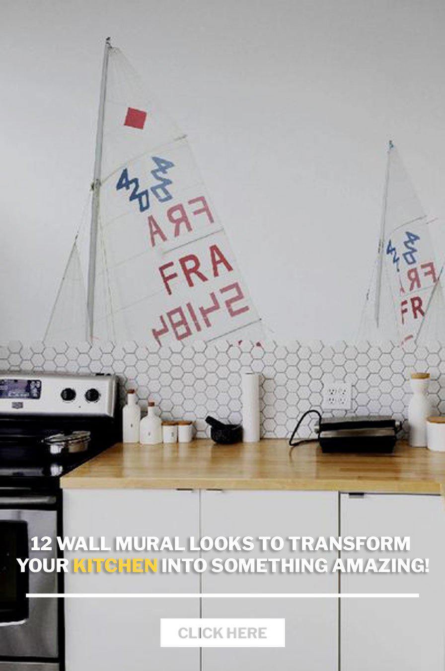 12 Wall Mural looks to transform your kitchen into something amazing! - Eazywallz