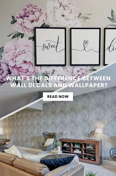 What's the Difference Between Wall Decals and Wallpaper?