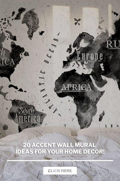 20 Accent Wall Mural Ideas for your Home Decor!