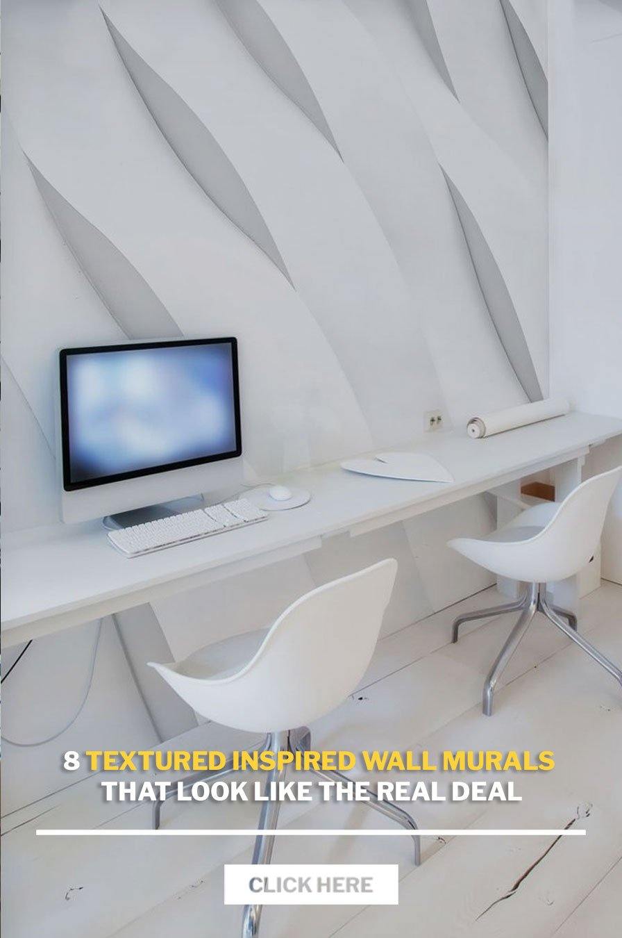 8 Textured Inspired Wall Murals That Look Like The Real Deal - Eazywallz