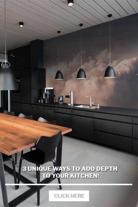 3 Unique ways to add depth to your kitchen! - Eazywallz