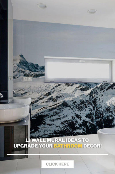 11 Wall Mural Ideas to Upgrade your Bathroom Decor!