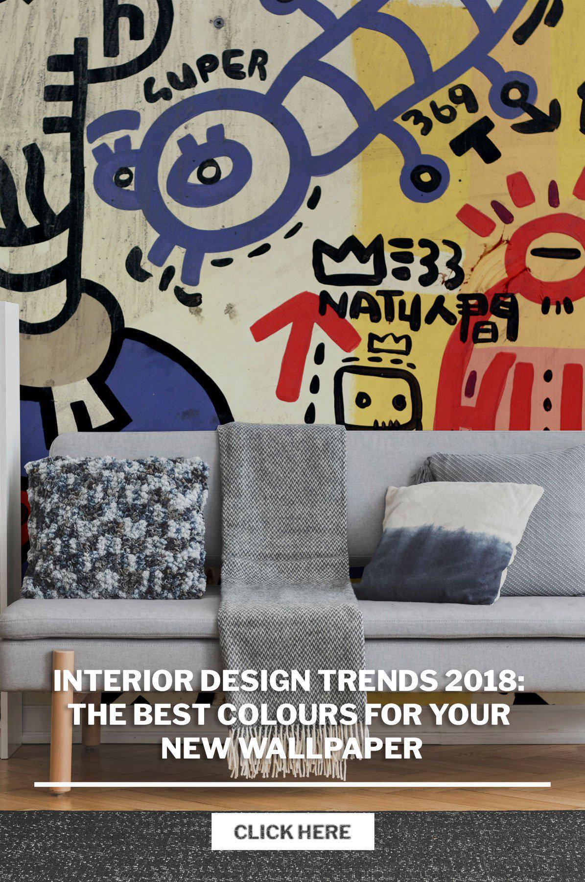 Interior Design Trends 2018: The Best Colours for your new Wallpaper - Eazywallz