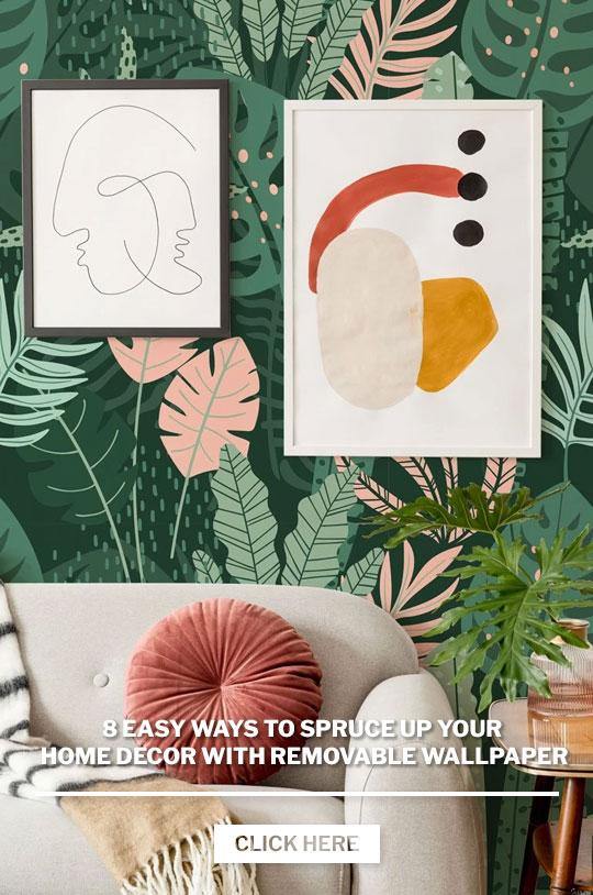 8 easy ways to spruce up your home decor with removable wallpaper - Eazywallz