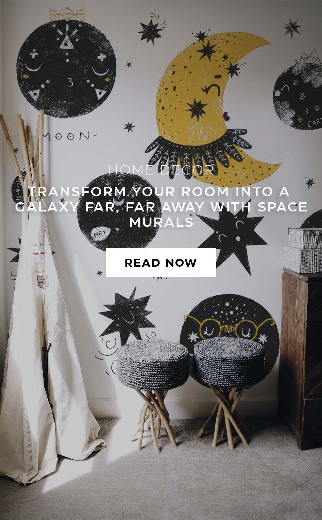 Transform your room into a galaxy far, far away with Space Murals - Eazywallz
