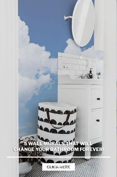 5 wall murals that will change your bathroom forever!