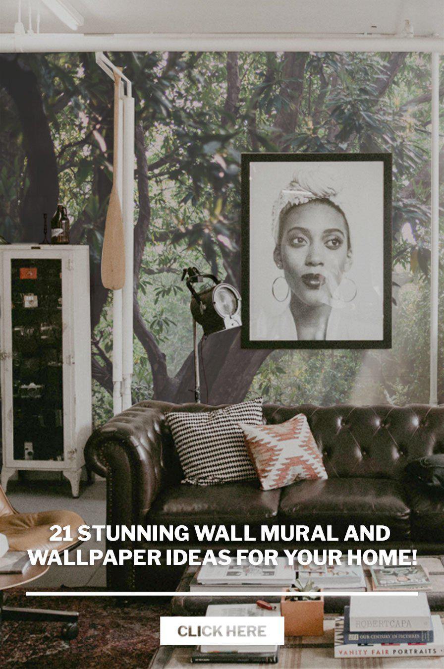 21 Stunning Wall Mural and Wallpaper Ideas for your home! - Eazywallz