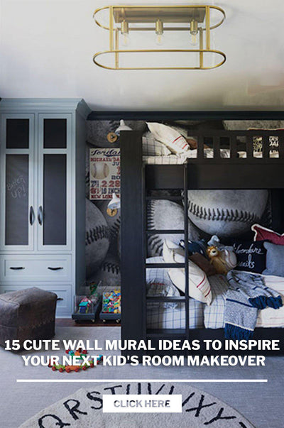 15 Cute Wall Mural Ideas To Inspire Your Next Kid's Room Makeover