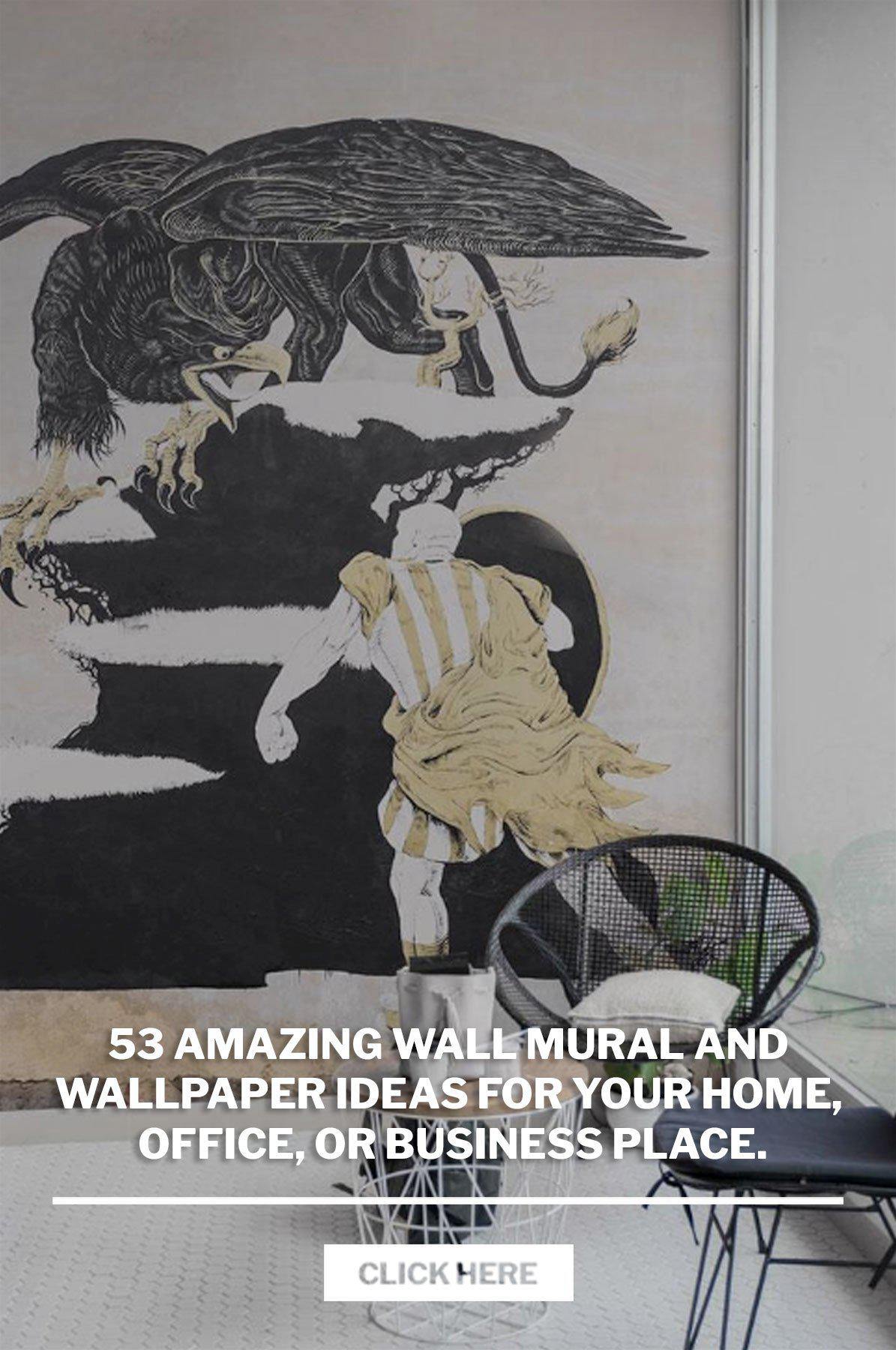 53 Amazing Wall Mural and Wallpaper Ideas for your home, office, or business place - Eazywallz