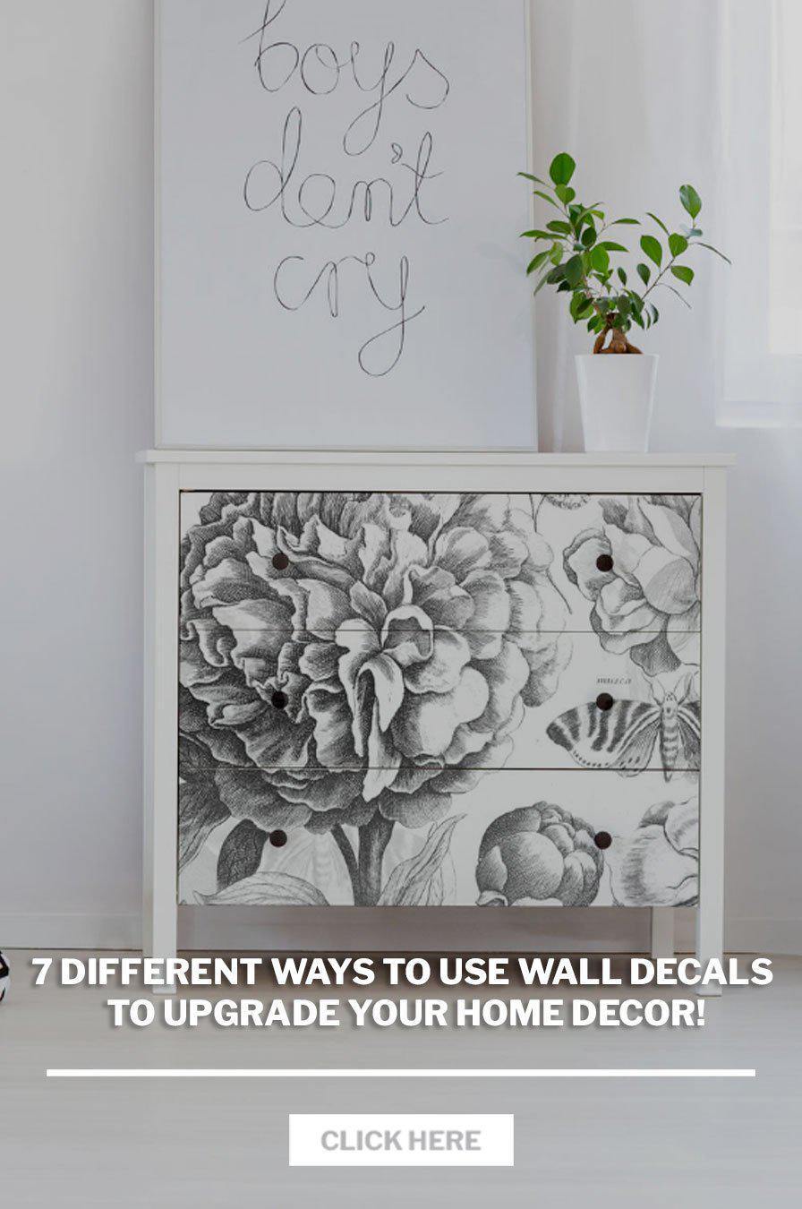 7 Different ways to use wall decals to upgrade your home decor! - Eazywallz