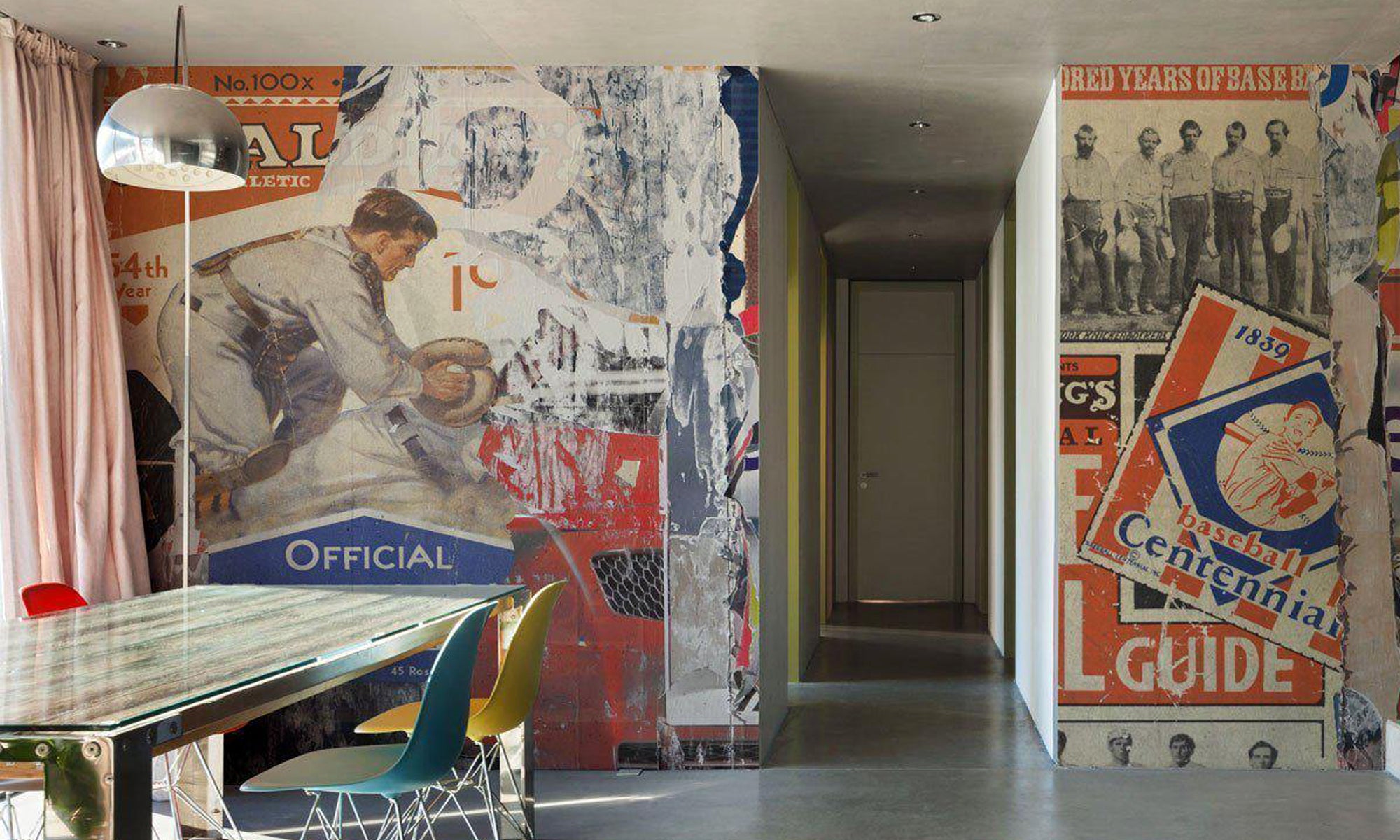 Urban Elegance: Incorporating Torn Posters into Chic Interior Spaces