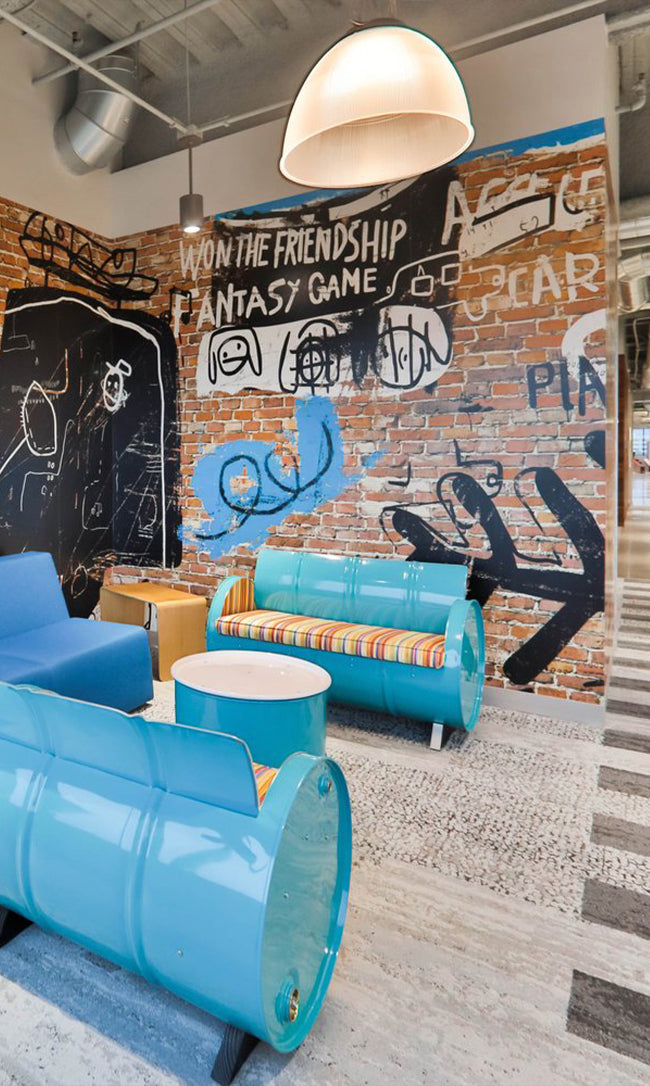 street art graffiti wall mural for a business office
