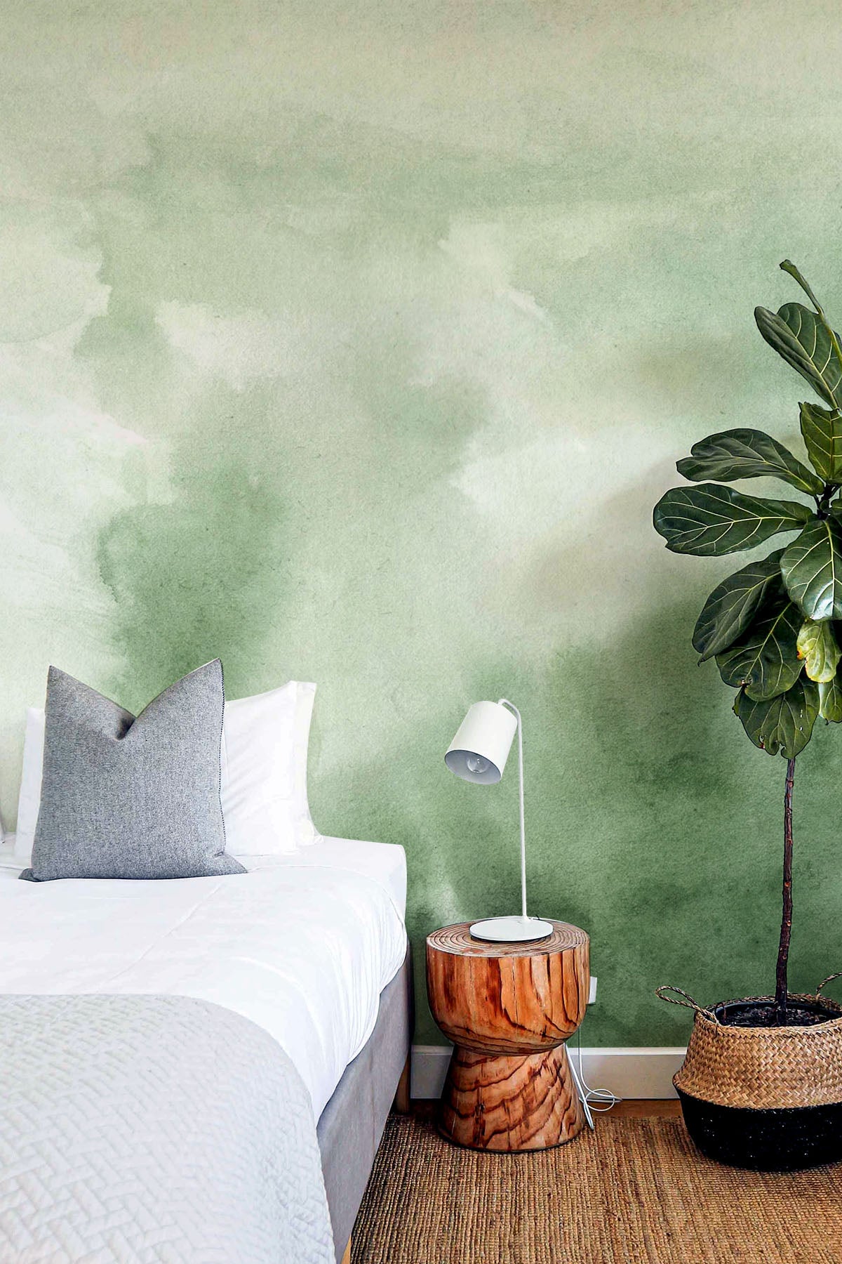 Forest Watercolour Ombre Wall Mural