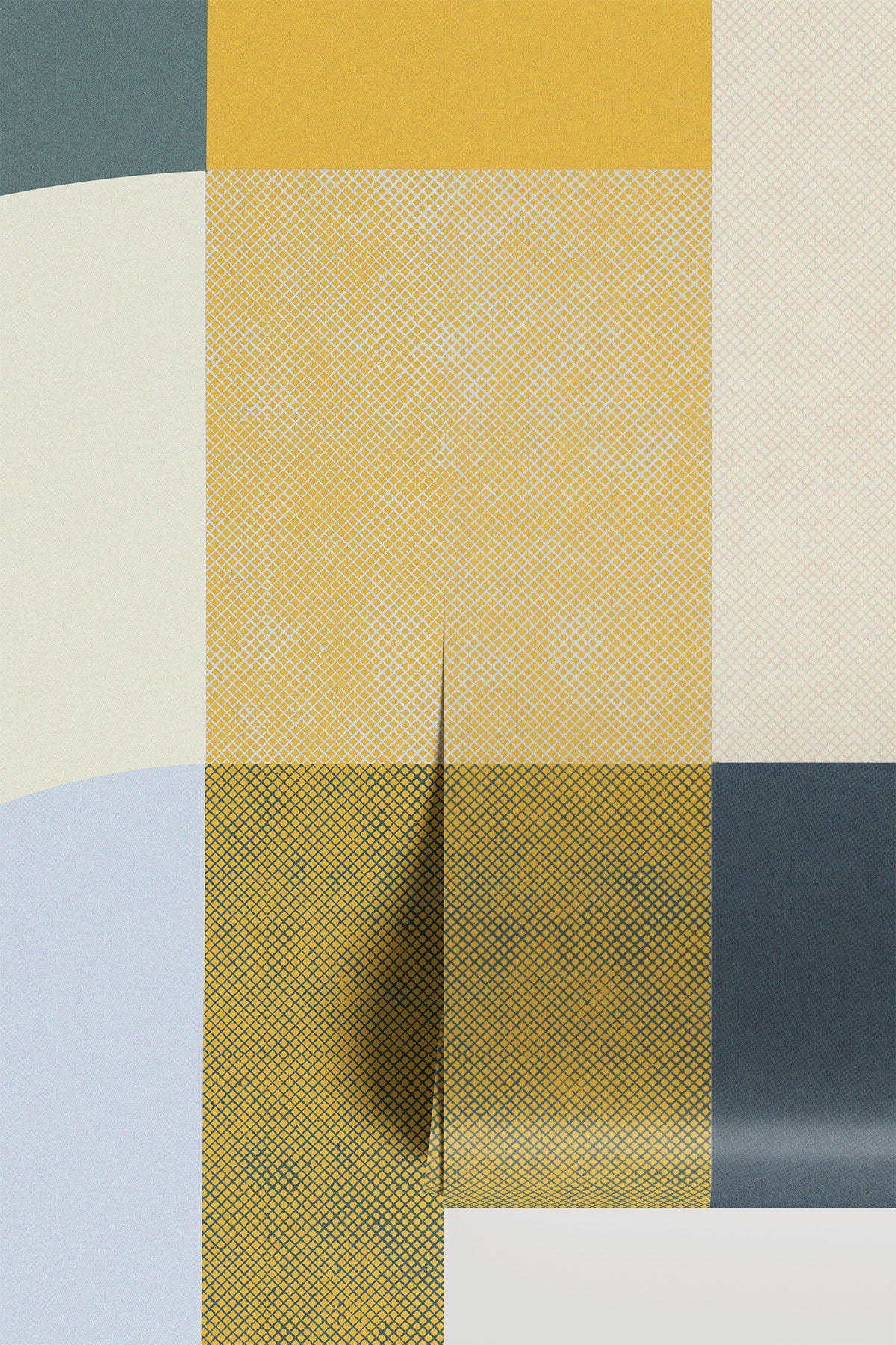Retro Night Abstract Shapes