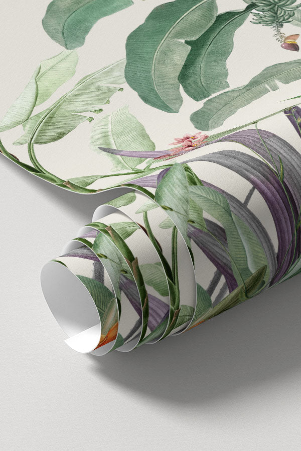 Redoute Mixed Tropical Leaves