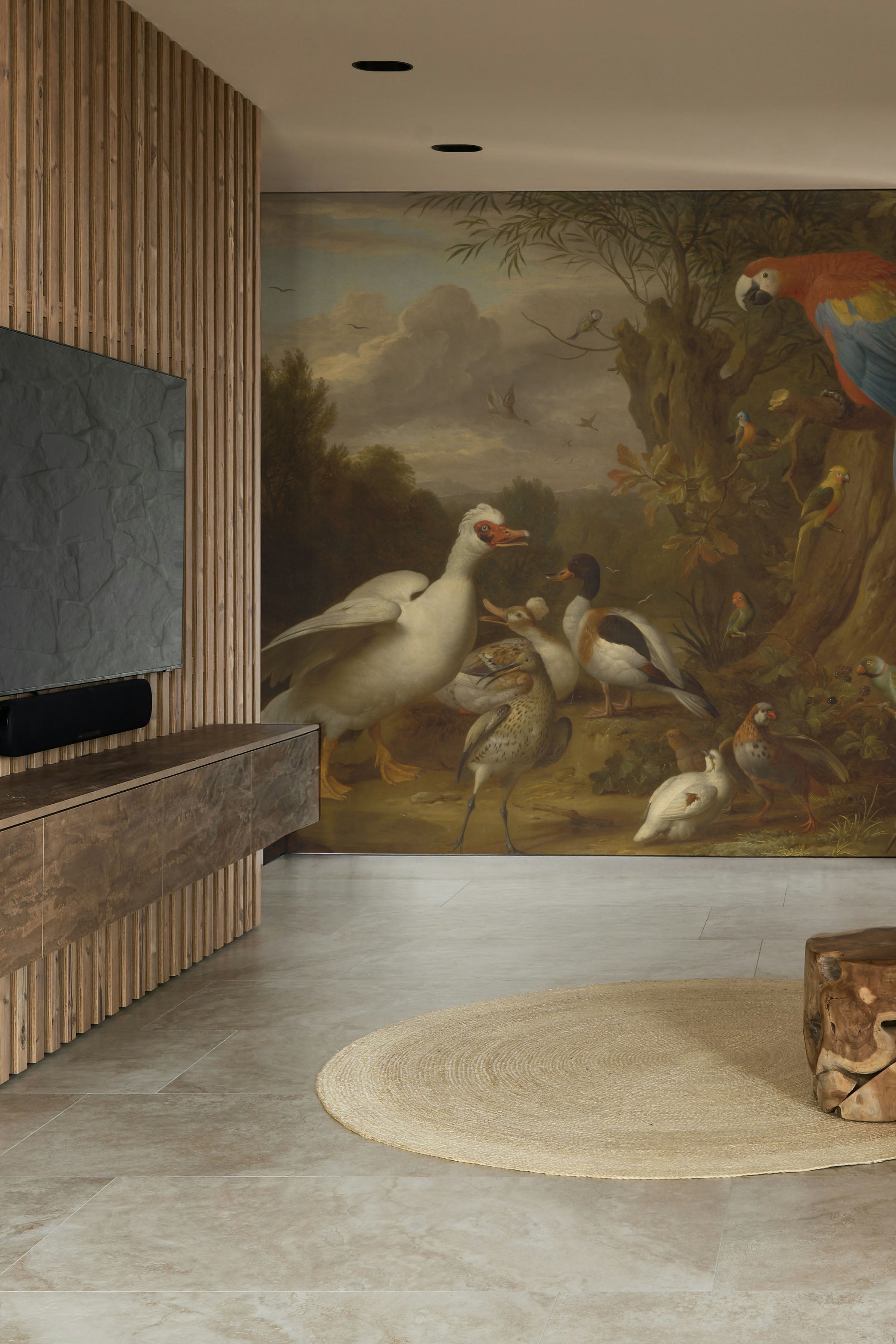Bogdani Birds Painting Wall Mural