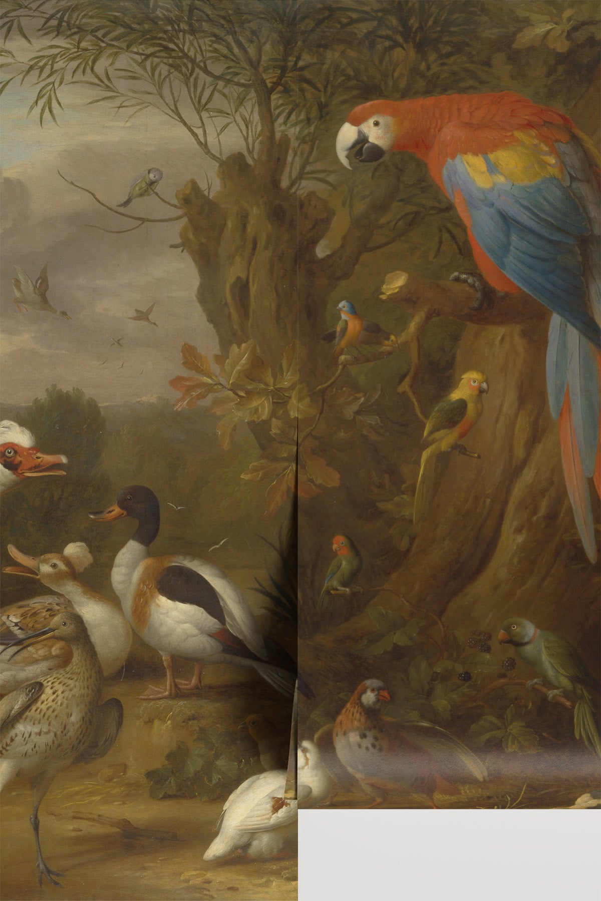 Bogdani Birds Painting Wall Mural