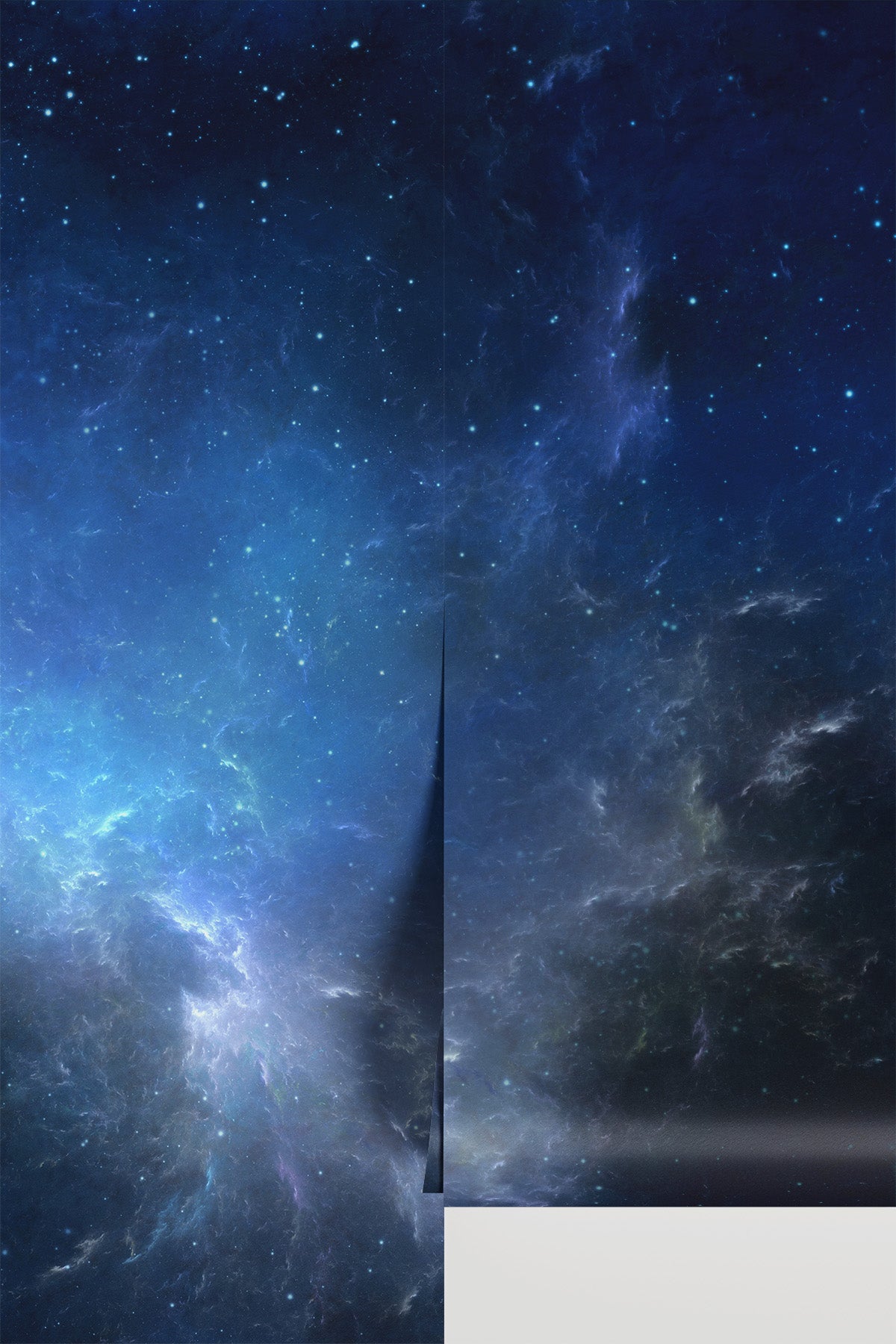 Night Sky with Nebula Wall Mural