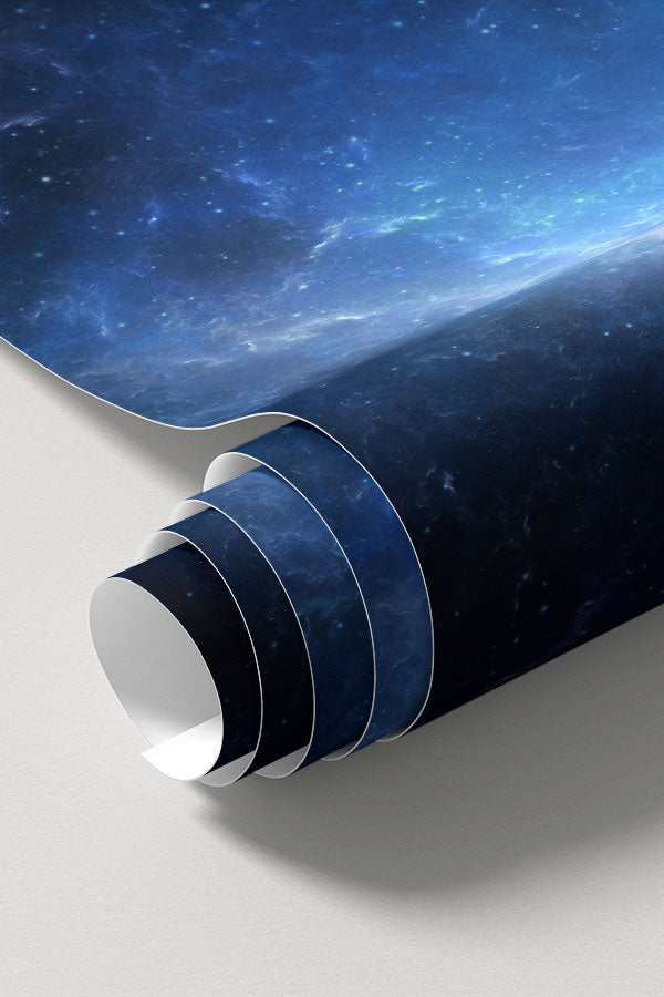 Night Sky with Nebula Wall Mural