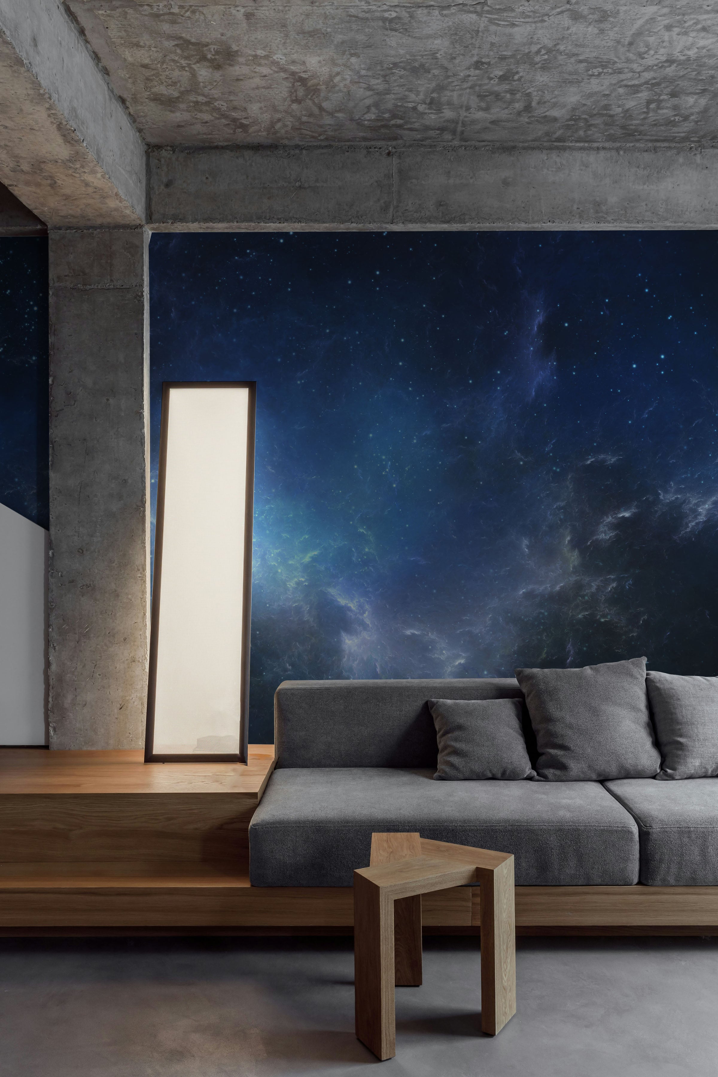 Night Sky with Nebula Wall Mural