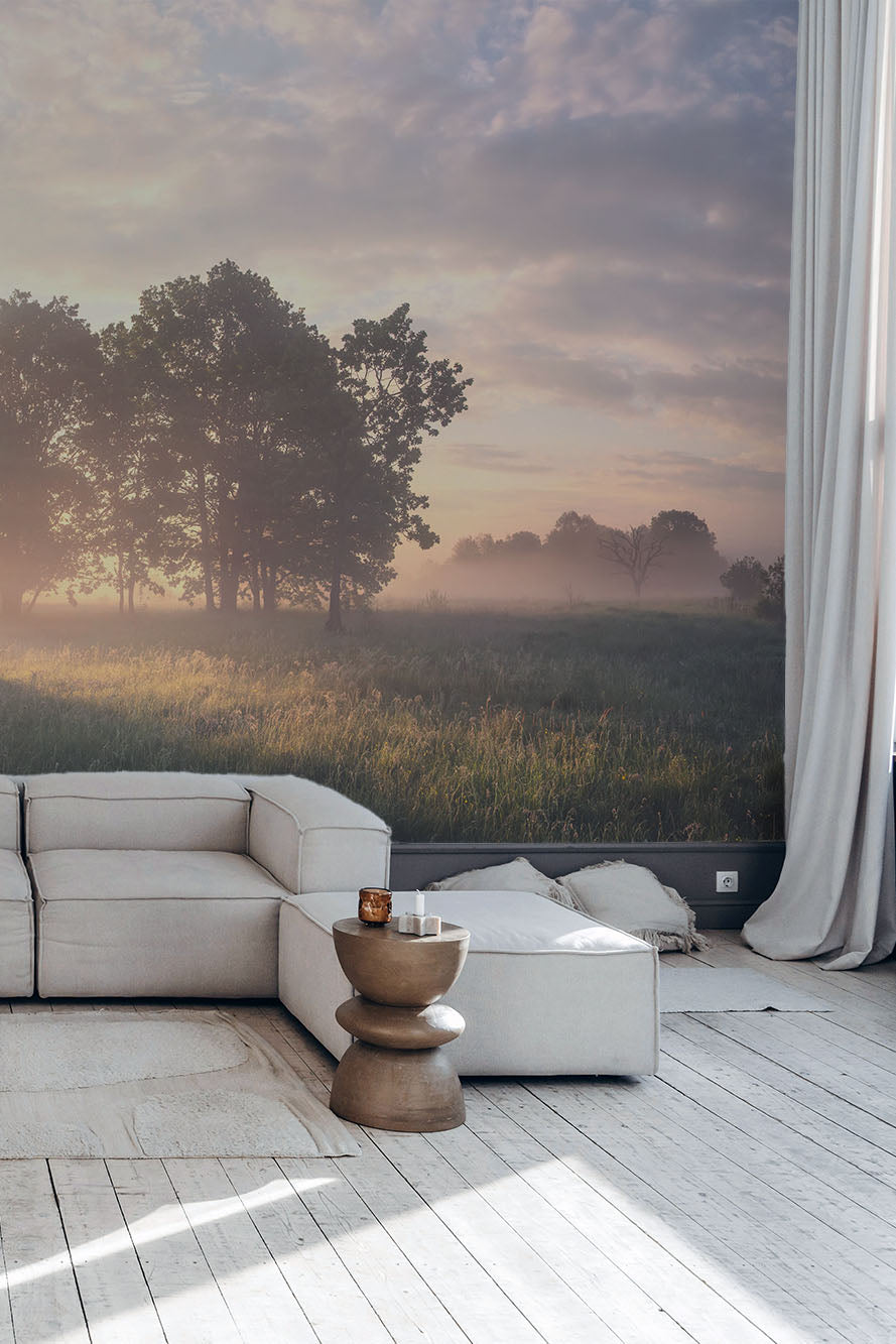 Early Morning Fog Wall Mural