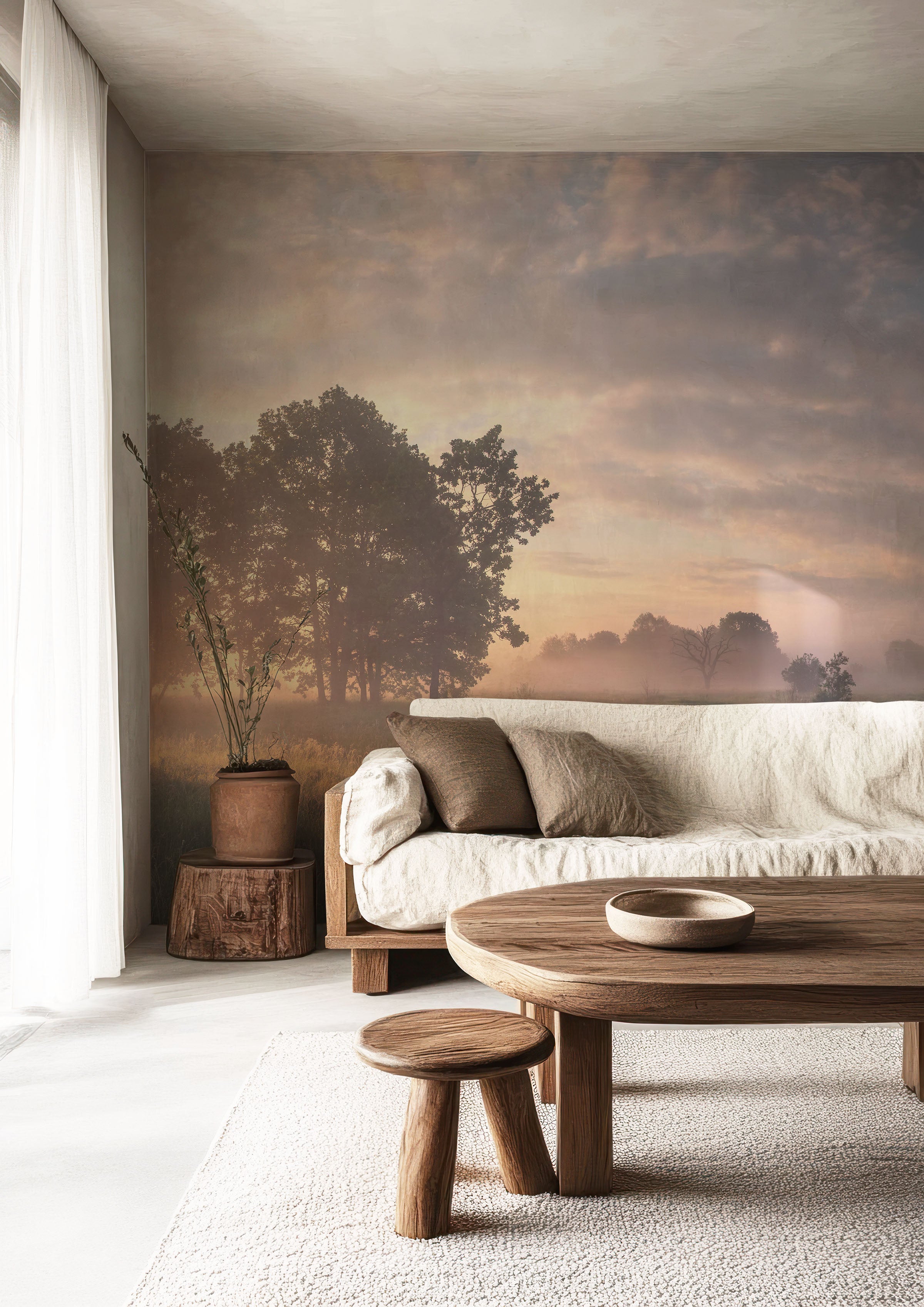 Early Morning Fog Wall Mural