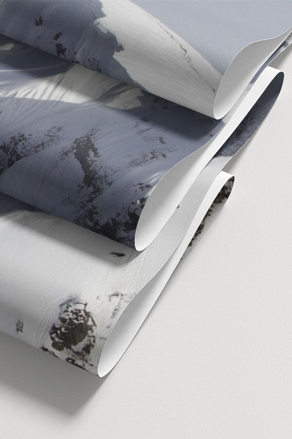 White Mountain Close Up Mural Wallpaper