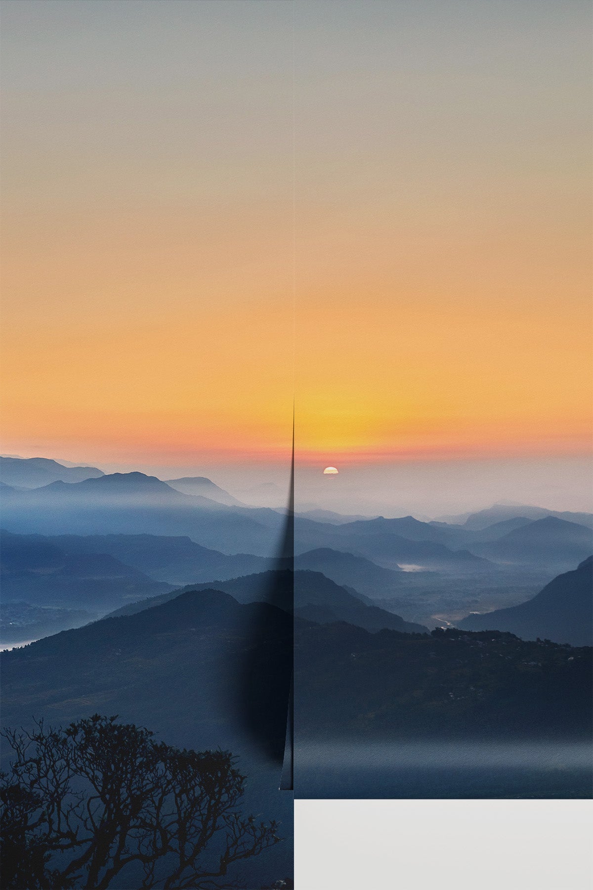 Himalaya Mountains Sunrise Wall Mural