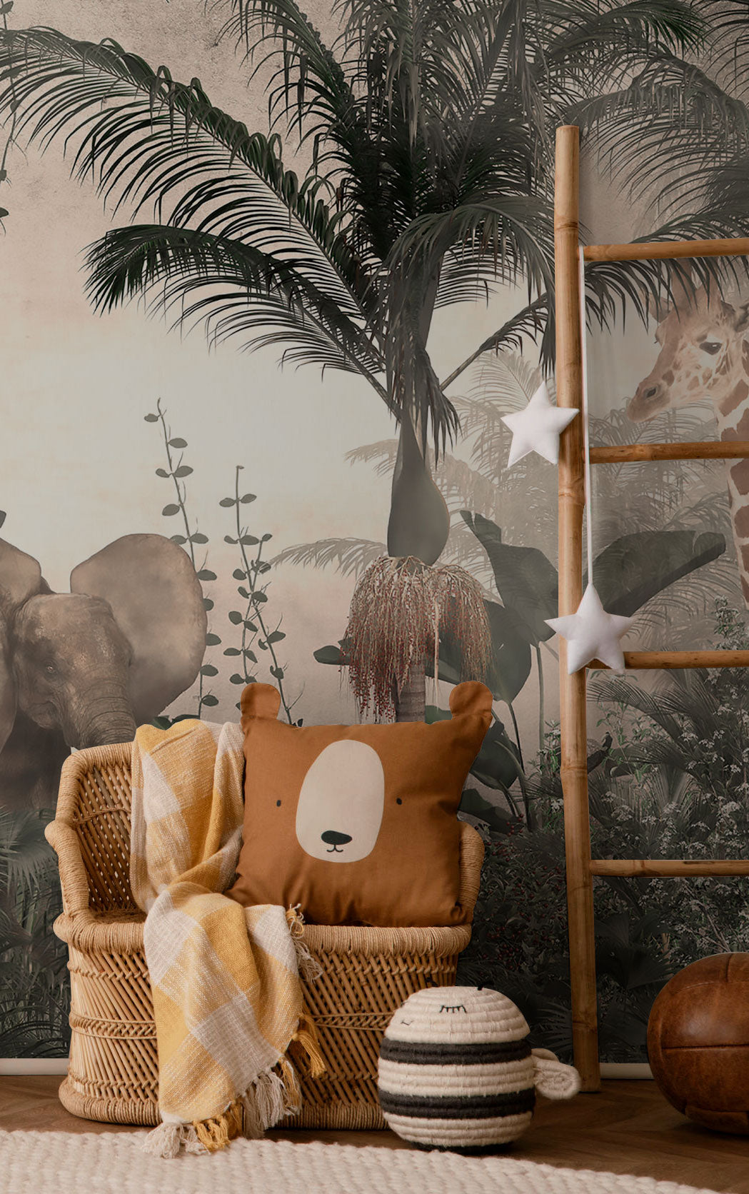 Kids Jungle Expedition Wall Mural