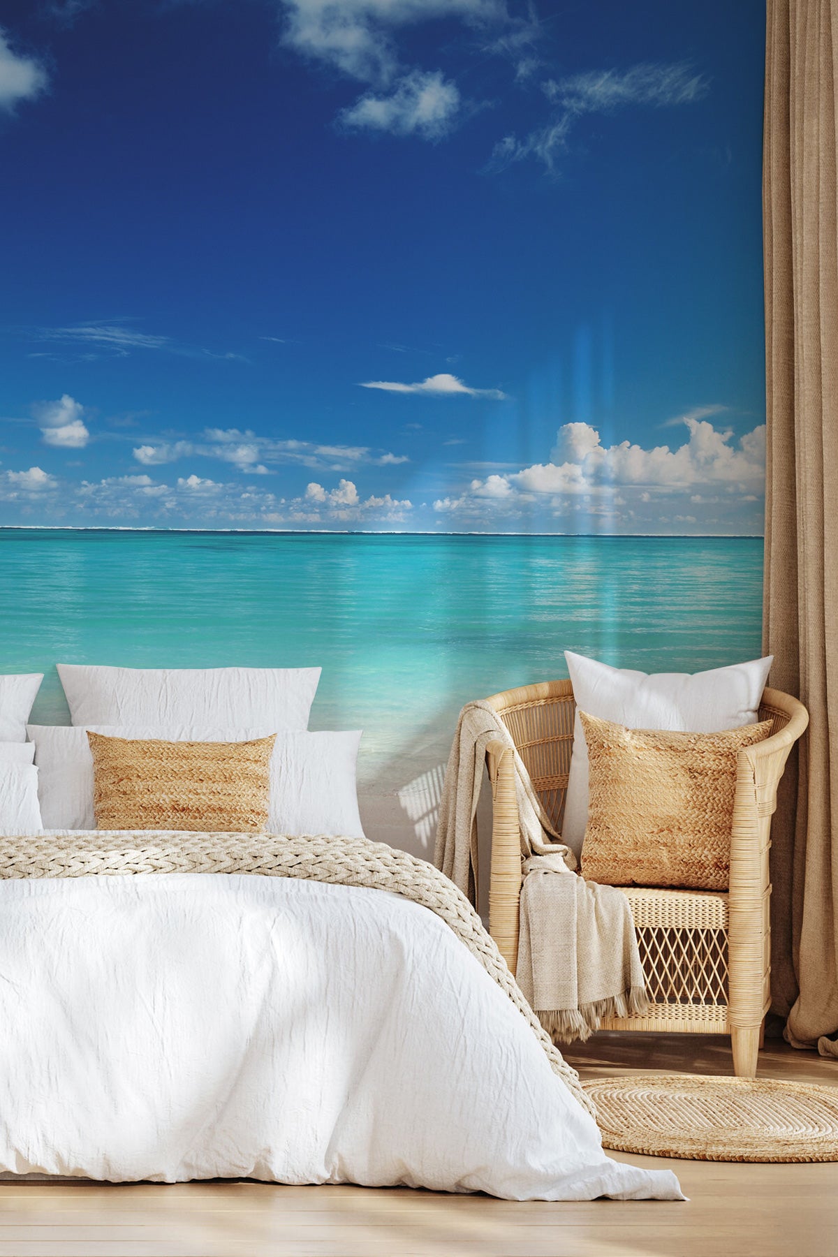 White Sand Beach Wall Mural