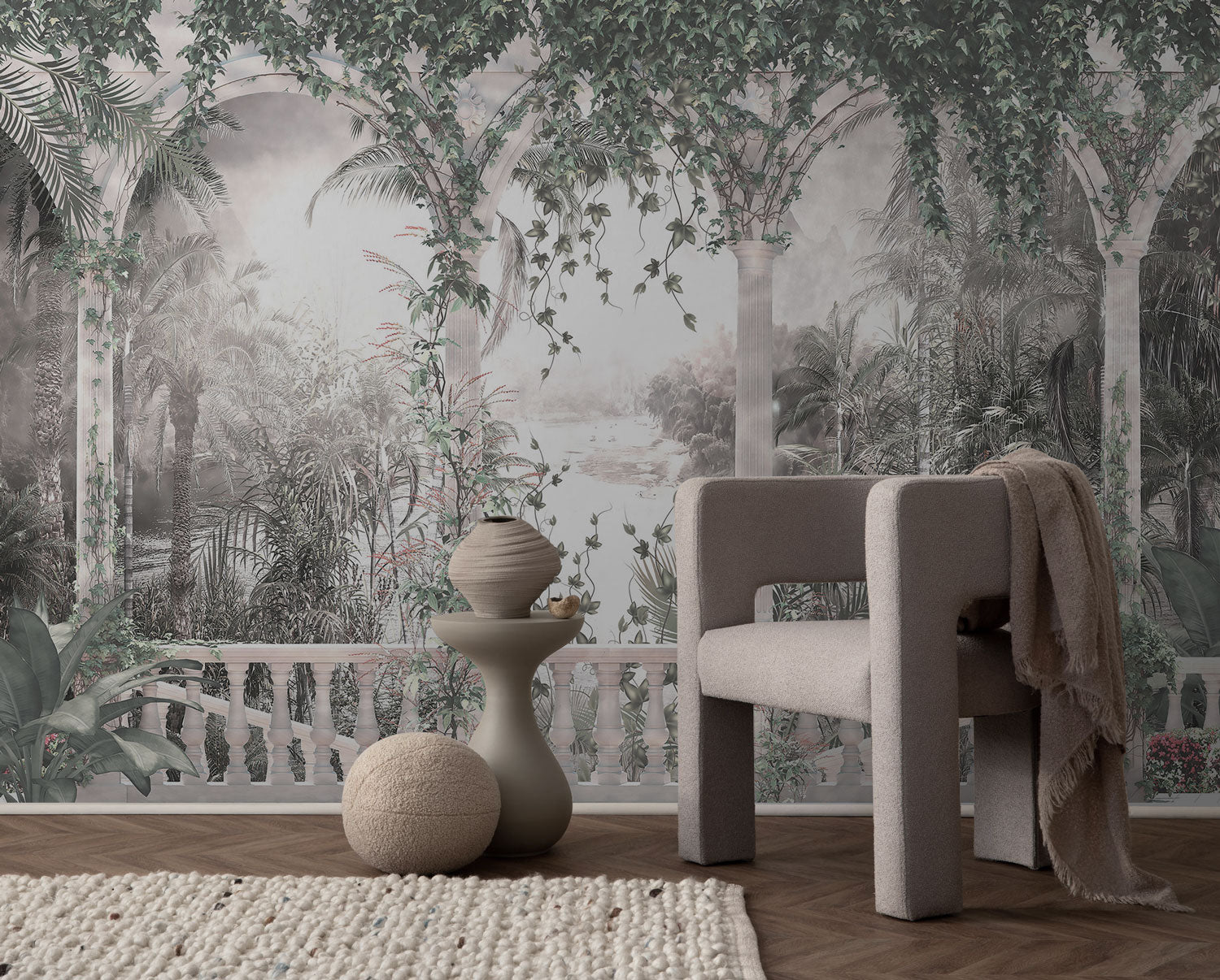 Tropical Garden Wall Mural