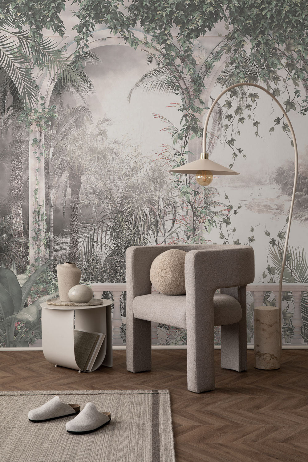 Tropical Garden Wall Mural