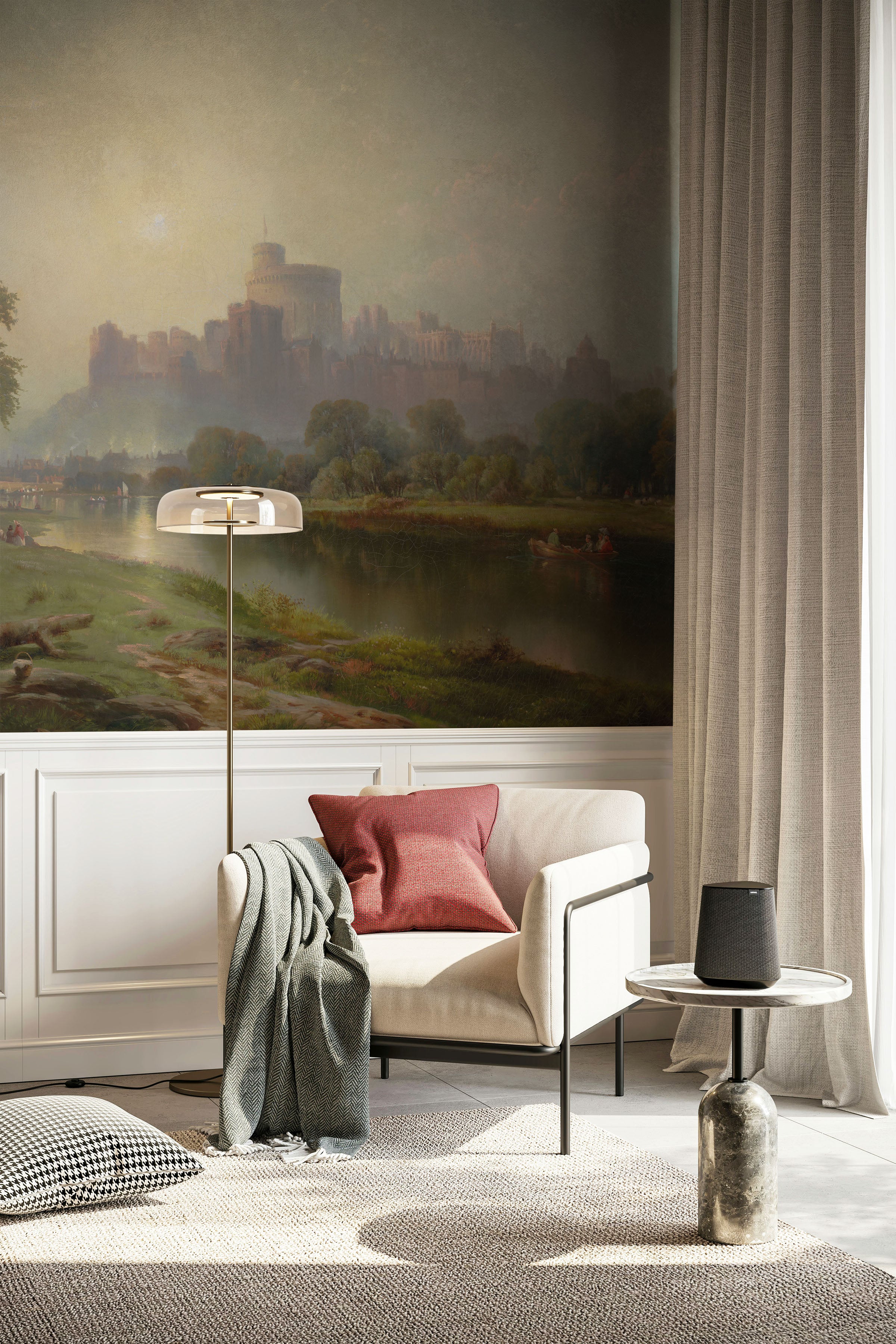 Vintage Windsor Castle Landscape