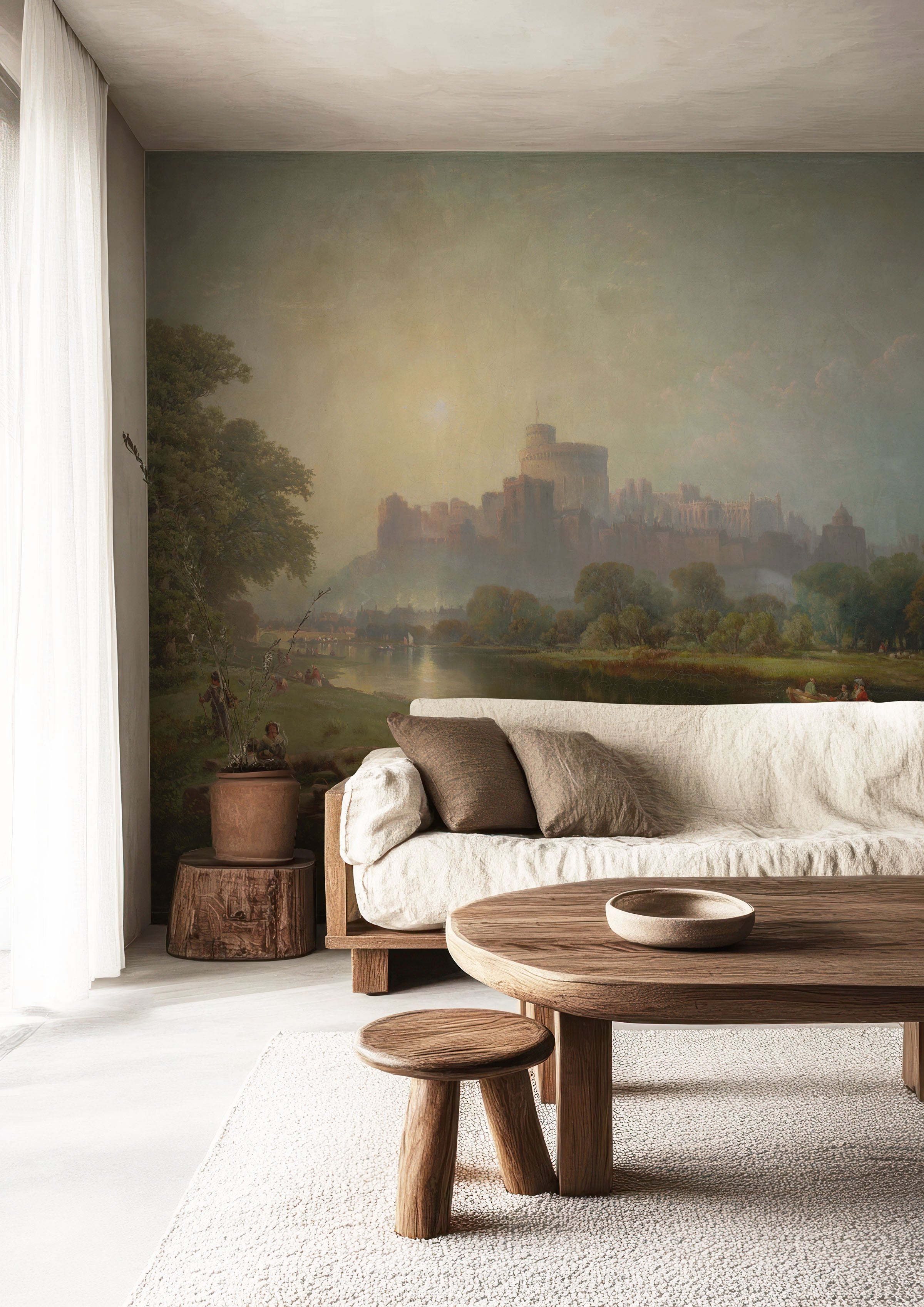 Vintage Windsor Castle Landscape