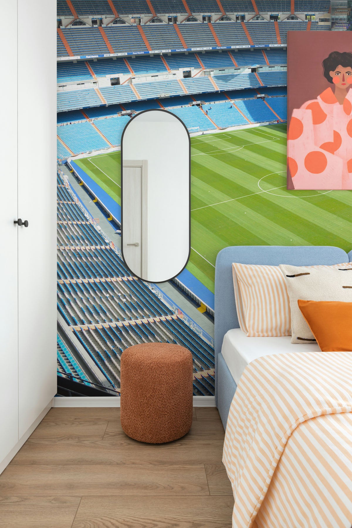Real Madrid Soccer Stadium Wall Mural