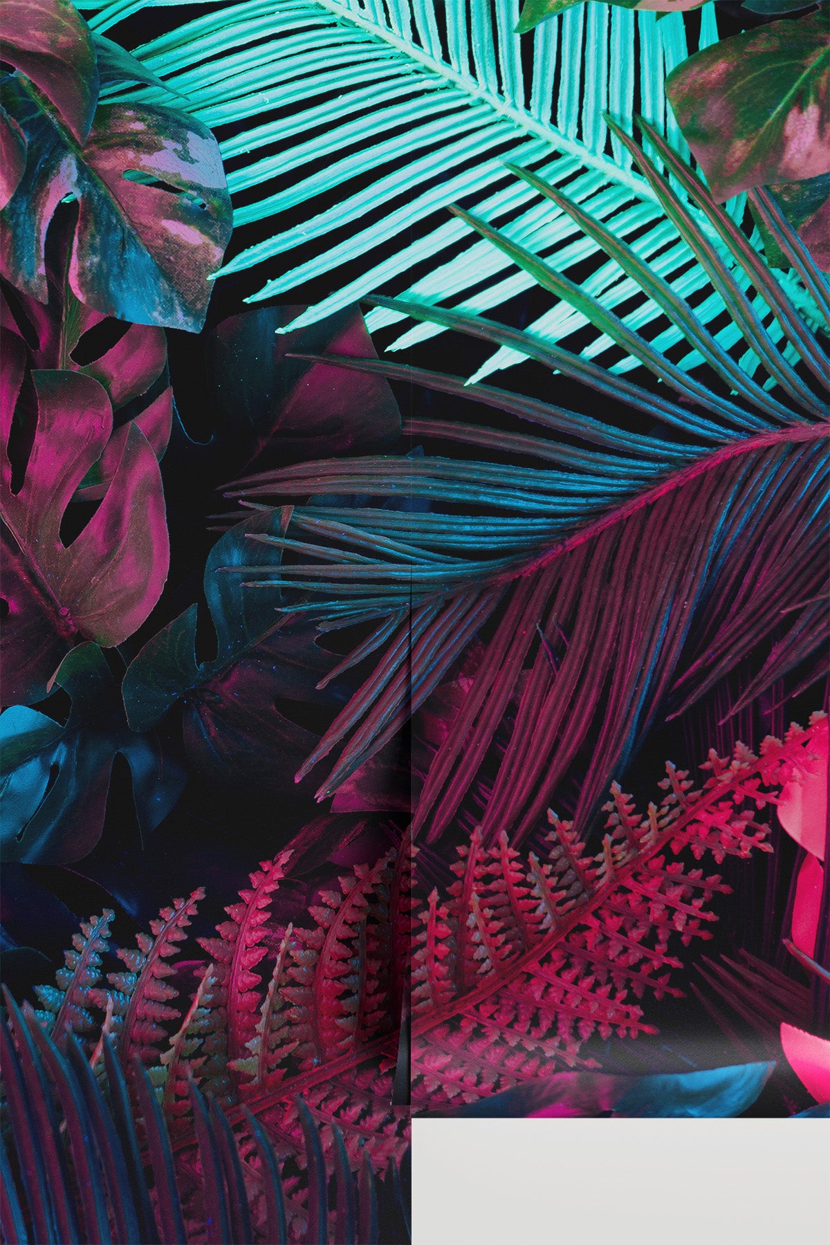 Neon Forest Wall Mural