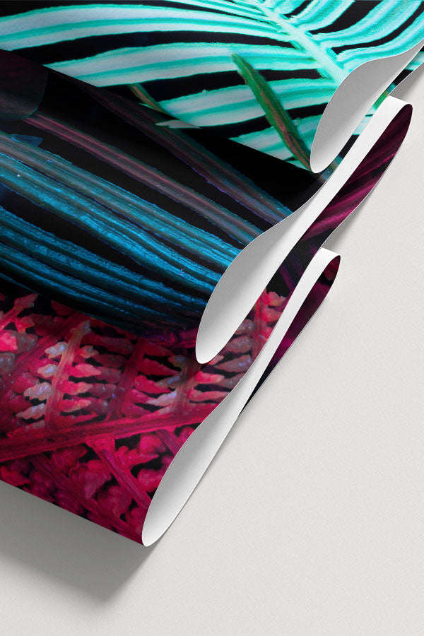 Neon Forest Wall Mural