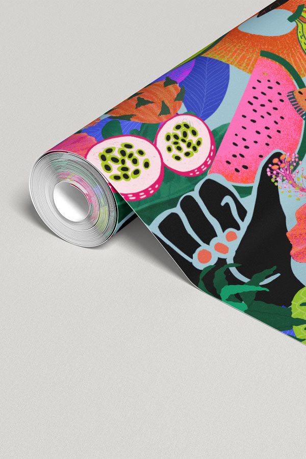 Summer Tropical Mix Wallpaper Mural