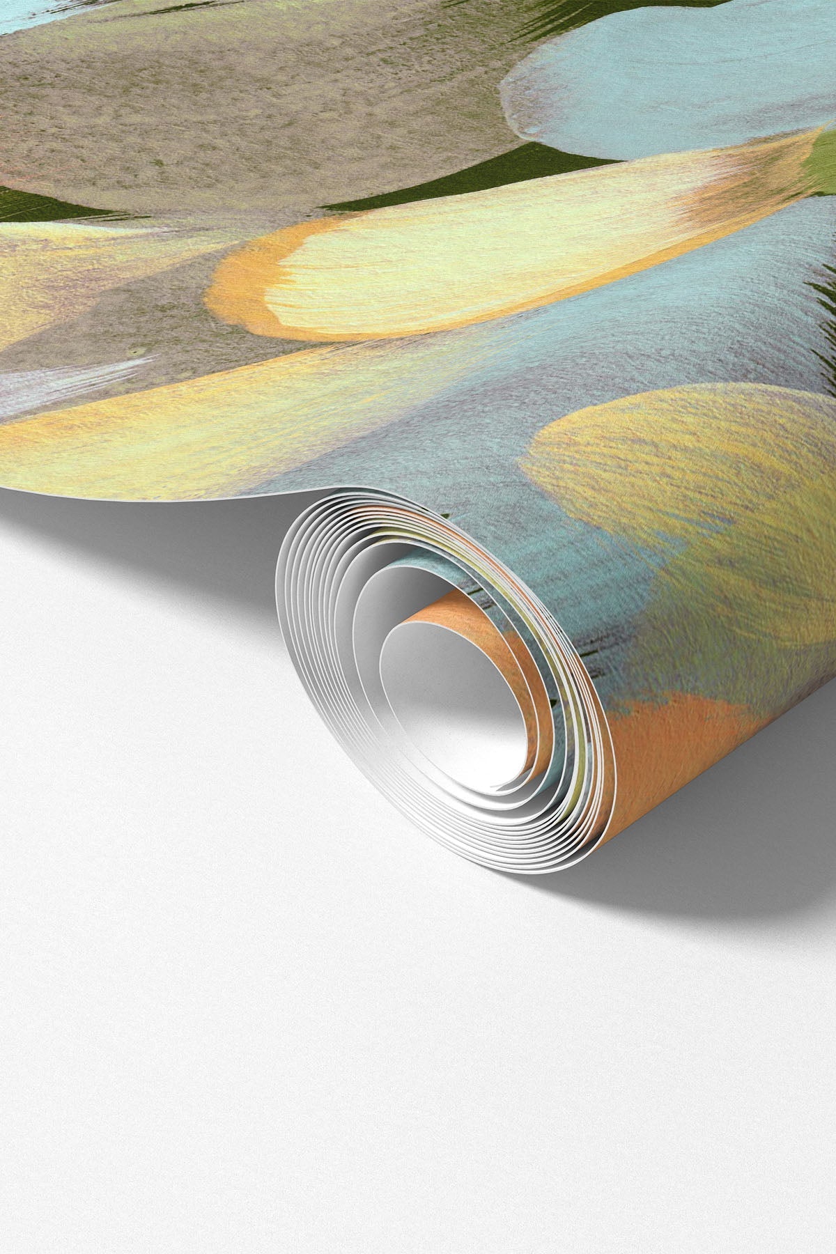 Abstract Petal Dance wall mural rolled product shot - Eazywallz