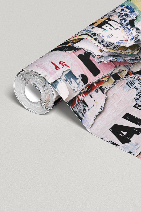 Layered Torn Posters