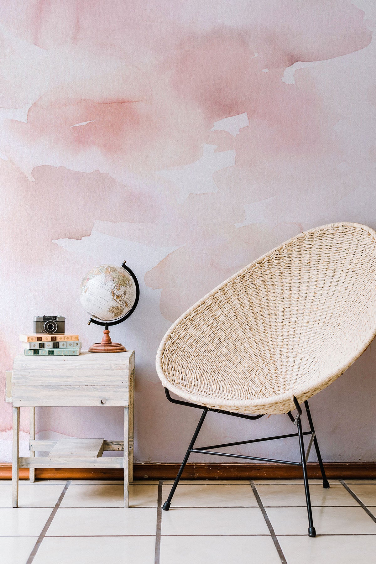 Abstract Watercolor Wall Mural