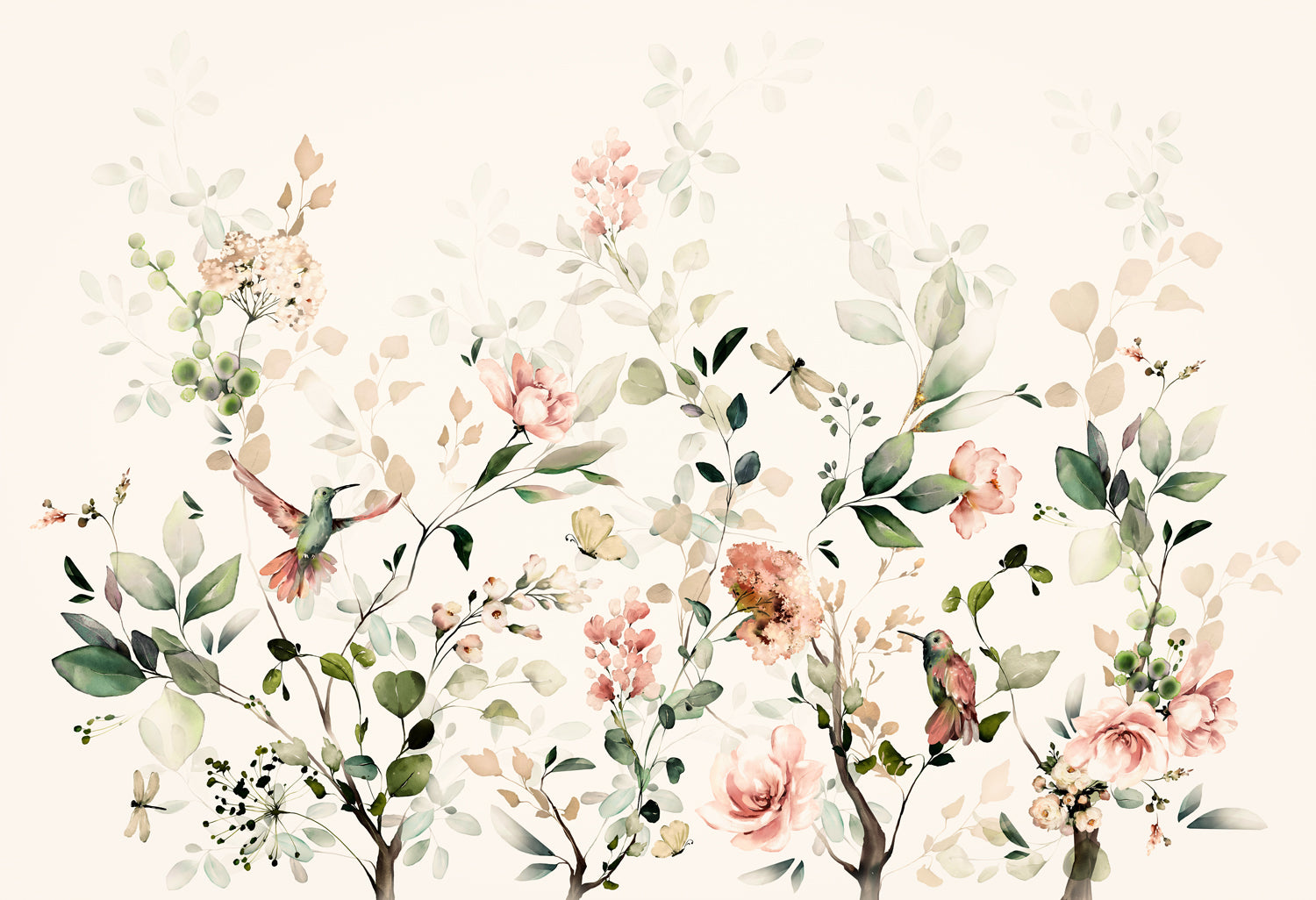 Garden Chinoiserie Wall Mural