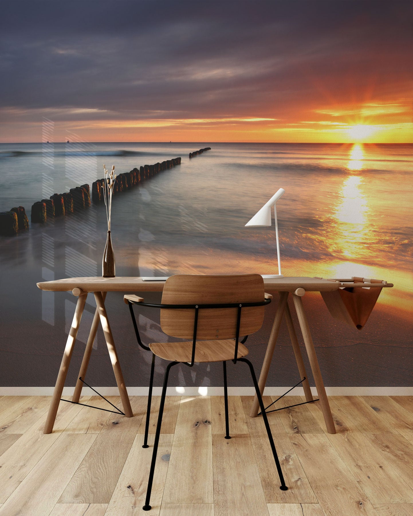 Beautiful sunrise Wall Mural