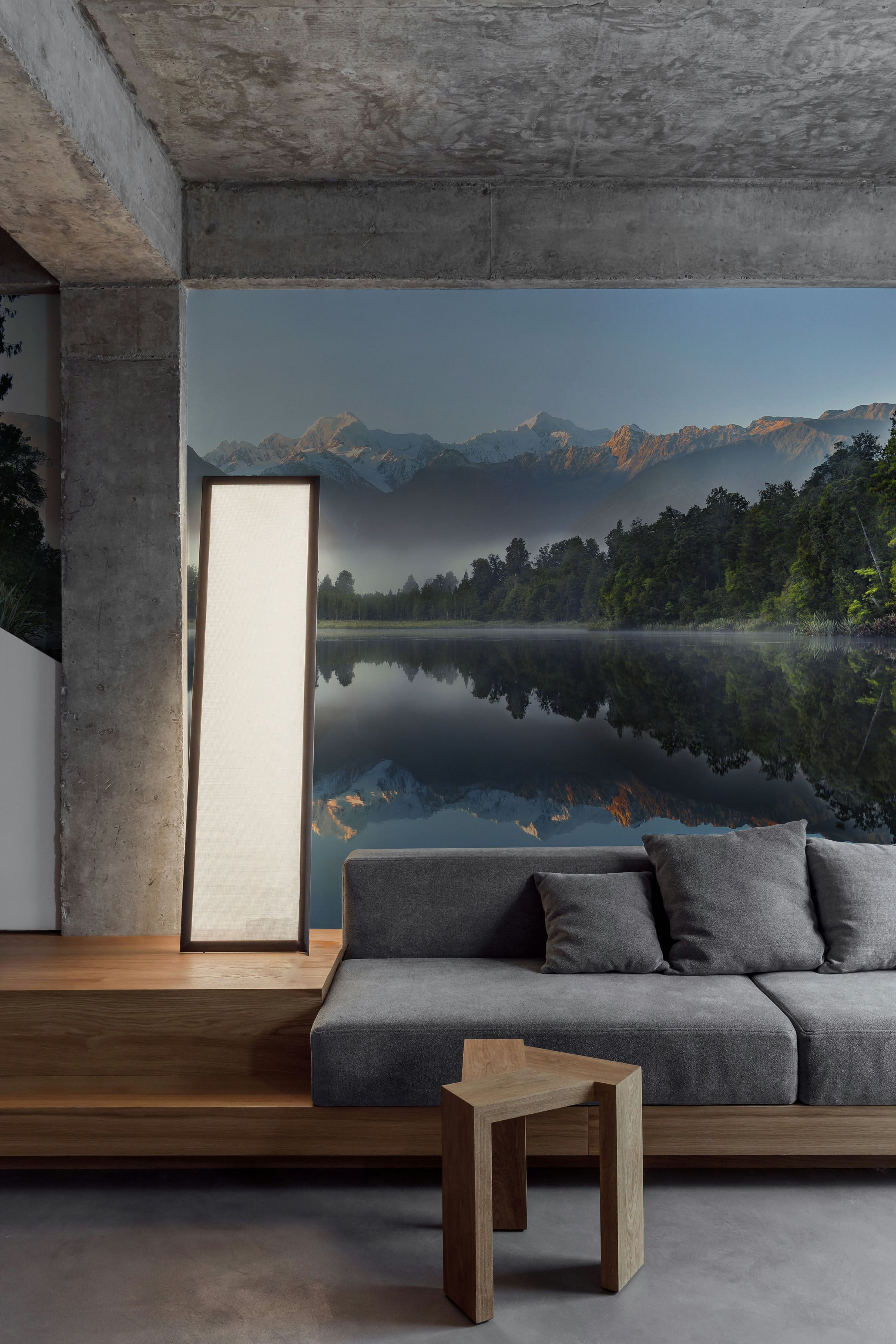 Reflection of Lake Matheson Wall Mural