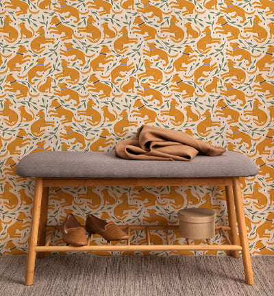 vintage pattern and design removable wallpaper