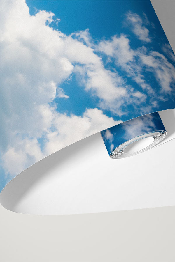 Blue Sky And Clouds Wall Mural