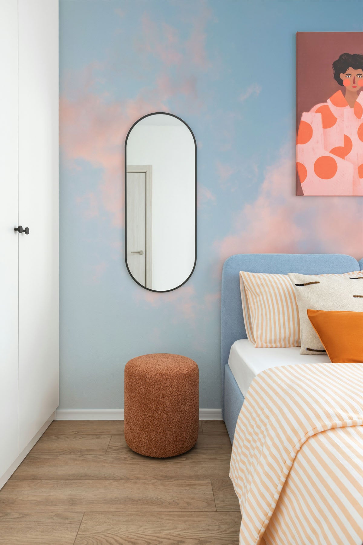 Pink Clouds 2 Wall Mural