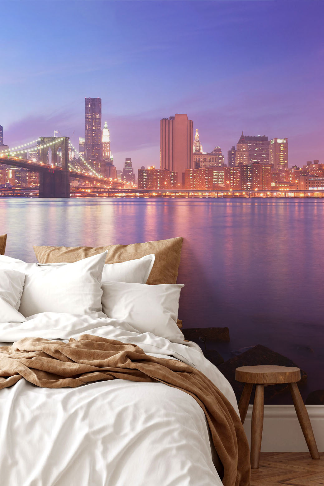 Panoramic View of Manhattan at Dusk